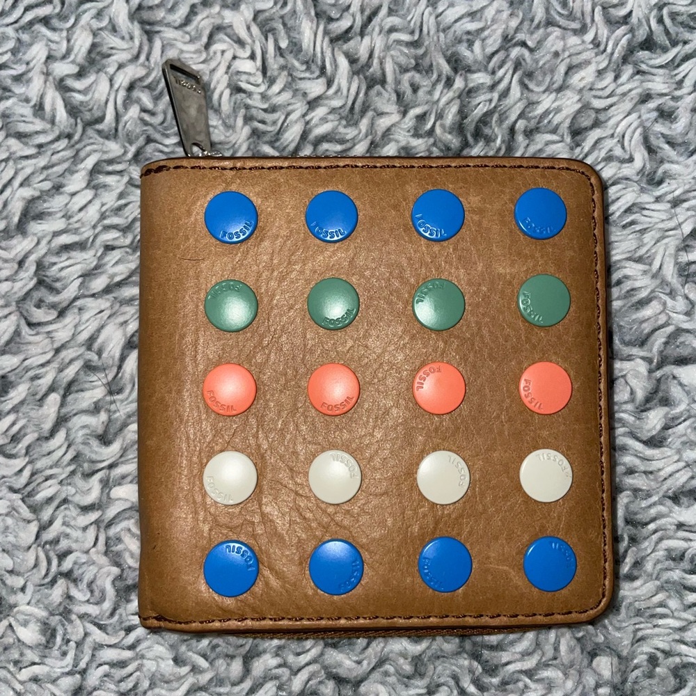 Fossil branded & a Novelty Multi Dot Wallet 🍭